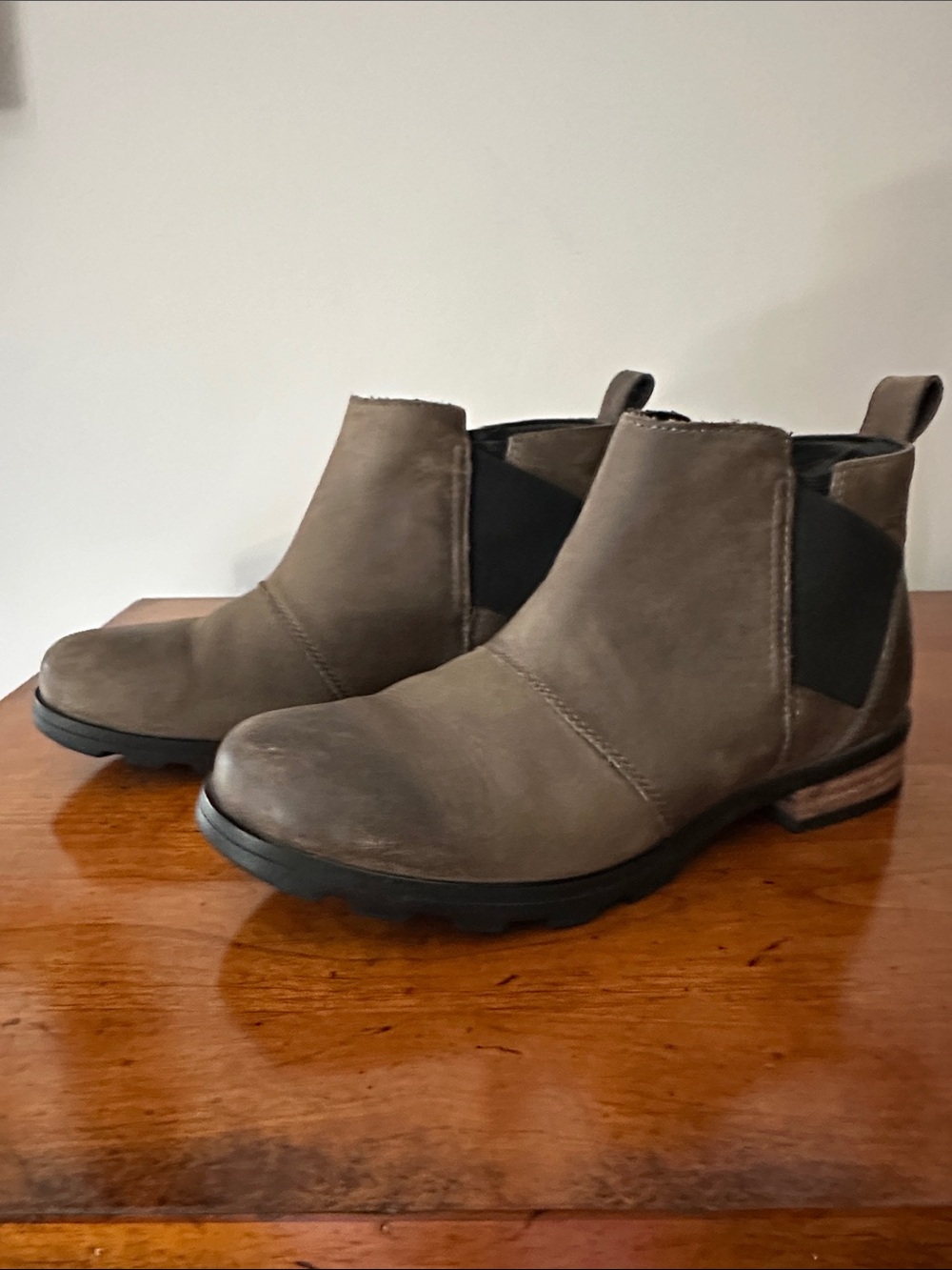 Sorel Taupe Chelsea Booties - Slip-On Ankle Boots